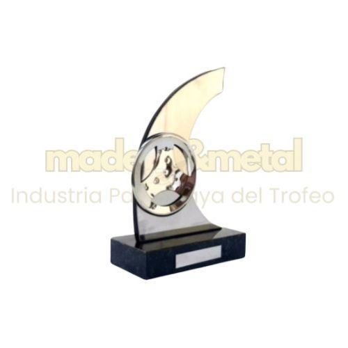 Imagen de Trofeo con alegoría volante metálico - M1.325